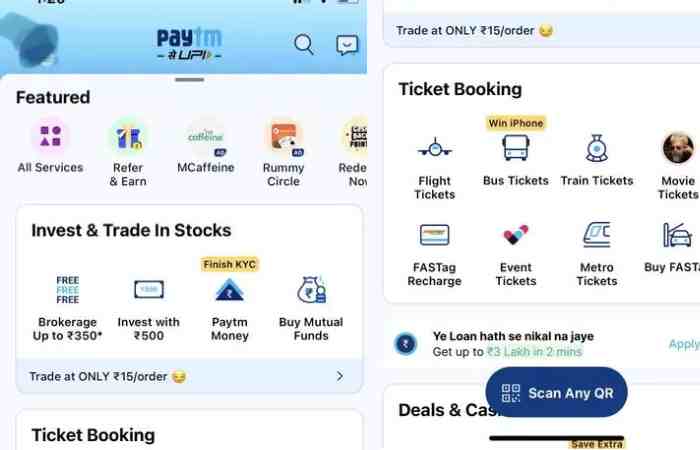 What are Paytm Services?