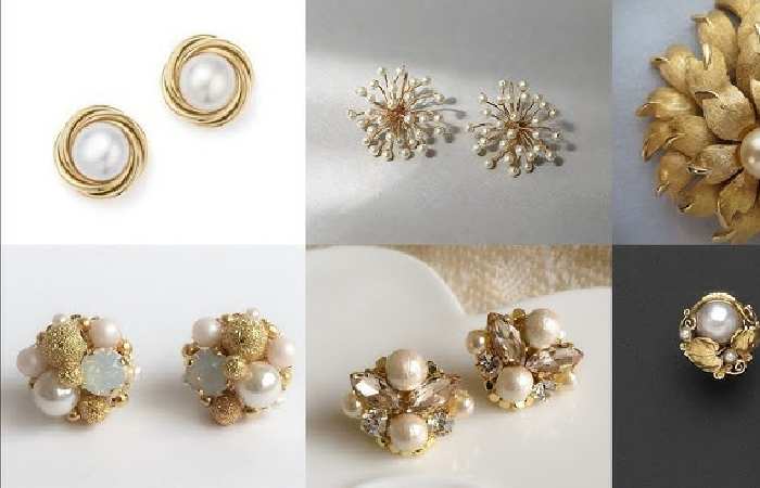 Pearl and Gold Combination Earrings