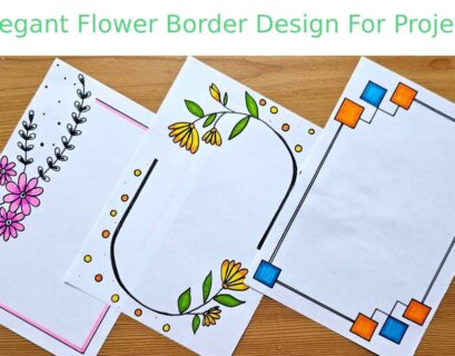 Flower Border Design For Project