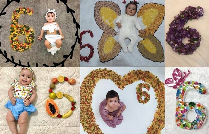 6 Month Baby Photoshoot Ideas At Home