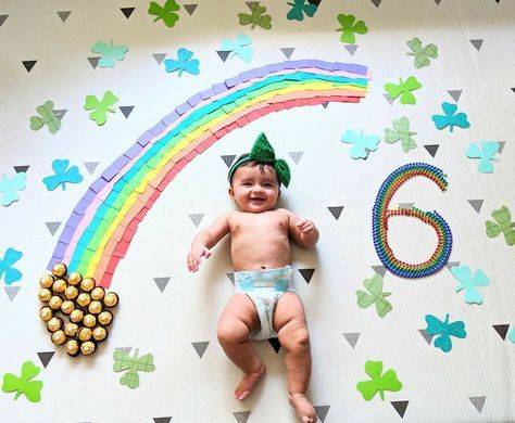 6 Month Baby Photoshoot Ideas At Home