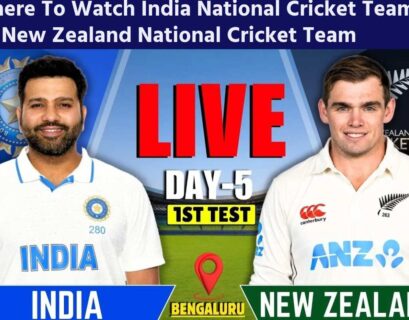 Where To Watch India National Cricket Team VS New Zealand National Cricket Team