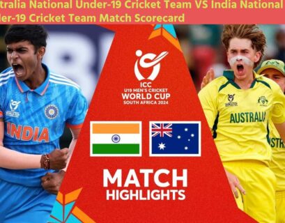 Australia National Under-19 Cricket Team VS India National Under-19 Cricket Team Match Scorecard