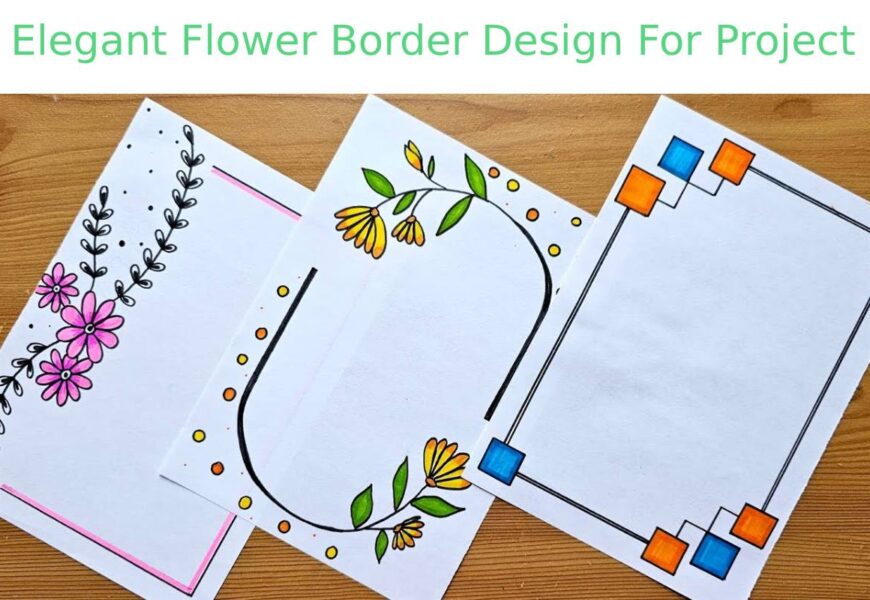 Flower Border Design For Project